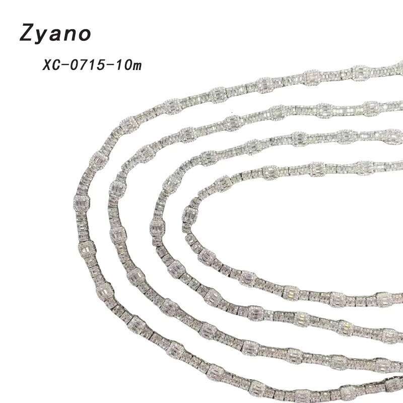 Mens Hip-hop Icy Shine Necklace | Gold-Plated Cubic Zirconia Tennis Chain | Butterfly-Shaped Brass Cuban Chain