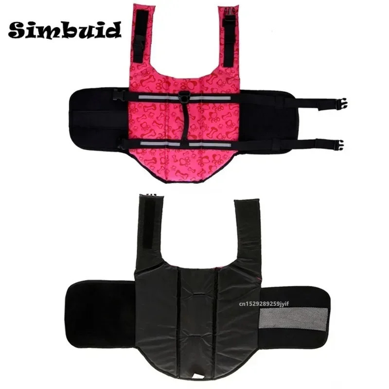 Summer Dog Life Jacket Reflective Adjustable Pet Swimwear Safety Vest Surfing Sailboat Enhanced Buoyancy Puppy Life Jacket 250708