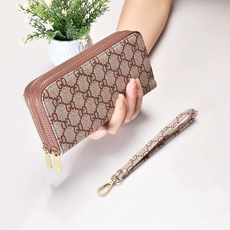 Designer Wallet 2025 New Letter Print Zip Wristlet For Women | Large Capacity Phone & Coin Wallet | Multi-use Fashion Clutch With Free Shipping