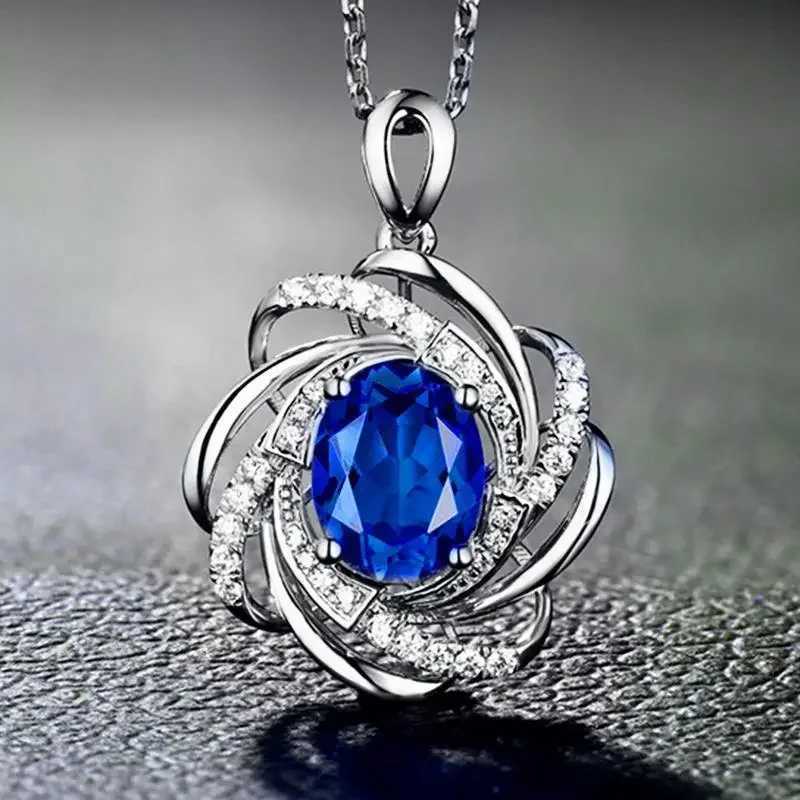 Fashion gold plated gstone Flower Necklace wedding jewelry engagent necklaces for wen Zircon Pendant anniversary gift W250712