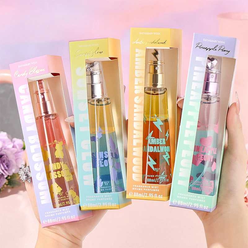 Pheromone Women Long Lasting Fragrance Body Spray Perfume Candy Sweet Floral Fruity Amber Sandalwood Pineapple Peony 88ml Parfum W250712