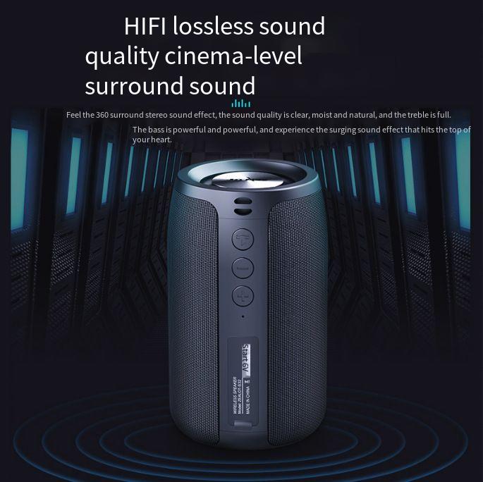 Designer brand ZEALOT portable subwoofer loud volume wireless outdoor mini mobile phone speaker