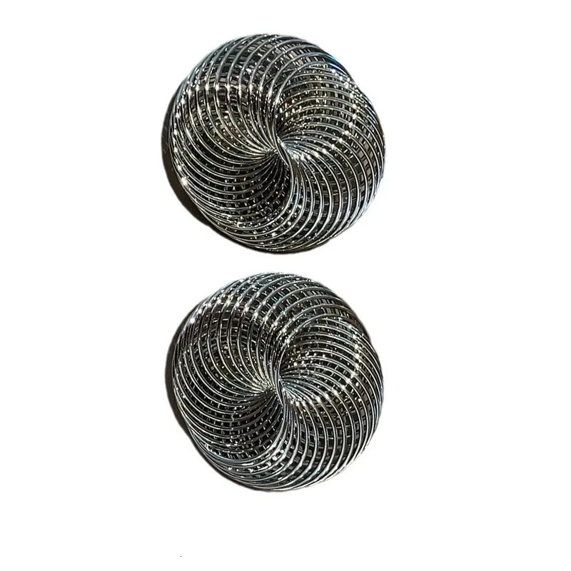Copper Alloy Filigree Stud Earring Arrival Exaggerated Earring Metal Wire Birds Nest Stud Earring for Women 250711