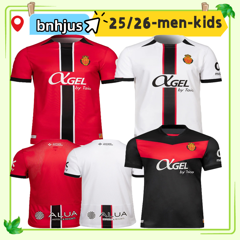 2025 2026 RCD Mallorca Soccer Jersey Retro 1994 1995 2001 2002 SANCHEZ MURIQI GRENIER ABDON A. RAILLO BABA VALJENT 94 95 24 25 26 Home Away men kids kit Football Shirt