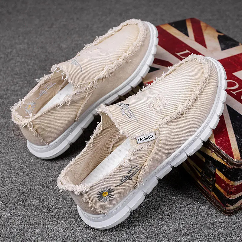 Fashion Print Canvas Shoes Men Breathable Light Sports Shoe Old Beijing Men espadrille shoes Male Casual Sneakers 250712