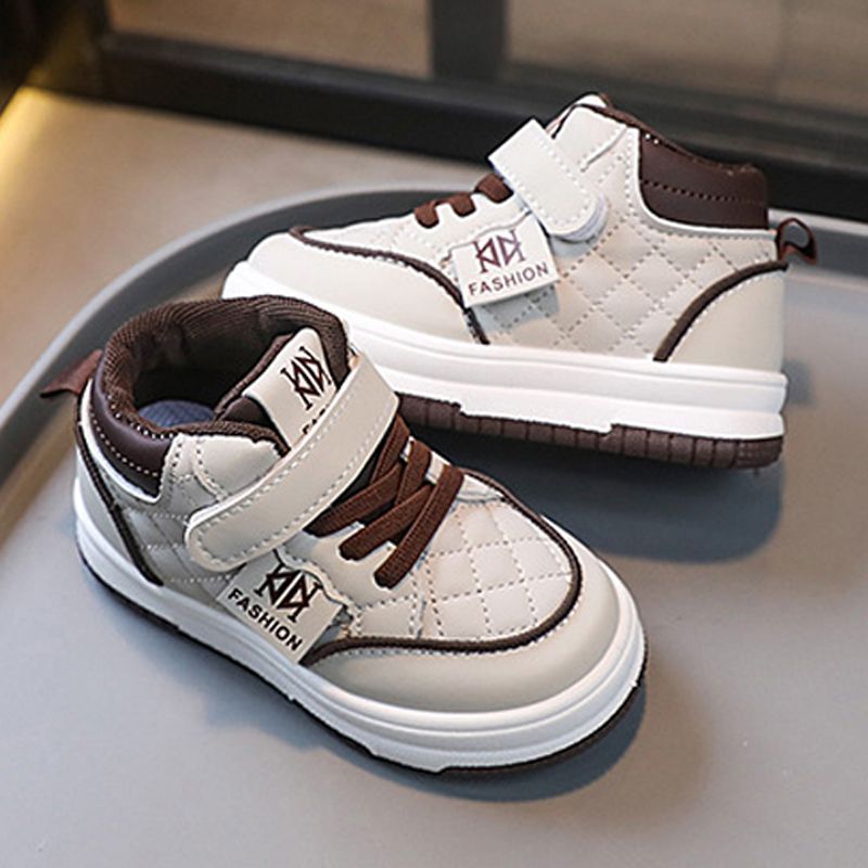 Toddler Shoes Boy Basketball Shoes Girl Sport Shoes Non-slip Footwears Autumn Student Shoes Cutefeet New Outdoor Shoes Sizes US5.5C-US1Y 000117