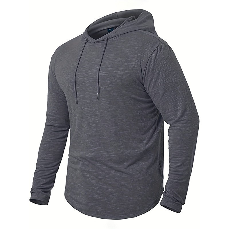 G625615 hooded sweatshirt men's European and American trendy large size outdoor casual clothing tops men's jacket