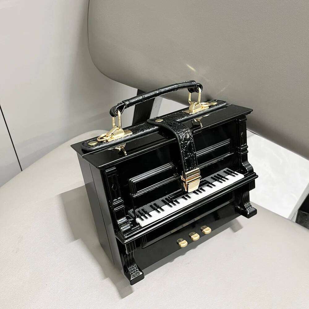 purses and handbags Designer crossbody shoulder For Women piano shape handmade bags Purse Messenger Bag banquet bag