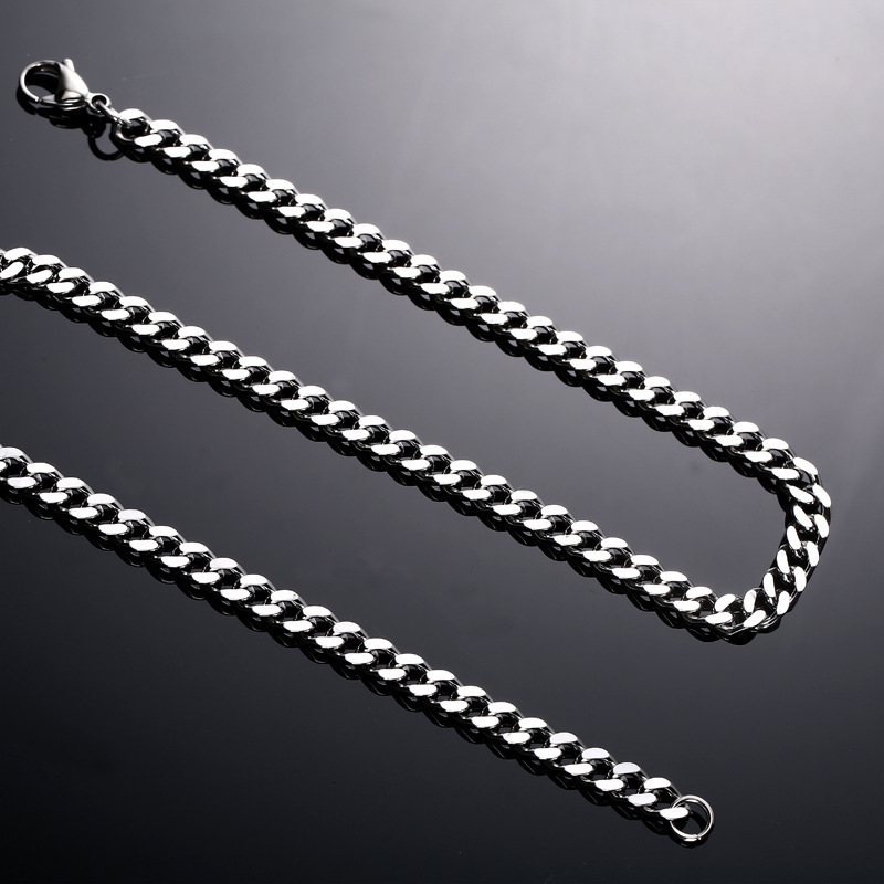 Luxury Jewelry Designer Jewelry Titanium Steel Emperor Chain Necklace For Men Trendy Versatile Non-fading Hip Hop European American Accessories