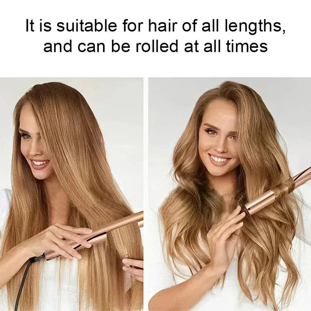 Universal Female Straight Hair Comb 360 ° Rotation Hair Curling Iron For Outdoor Travel 250712