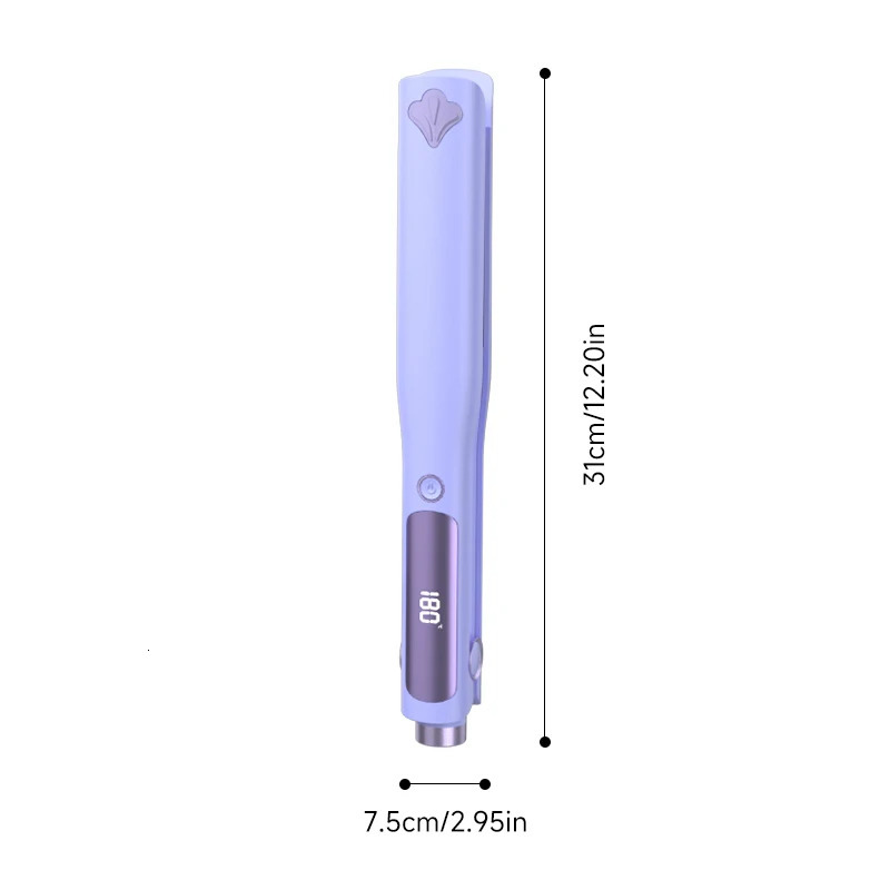 Professional Hair Straightener Curler Electric Splint Flat Iron Negative Ion Straight Curling Iron Plates Corrugation Hair Care 250712