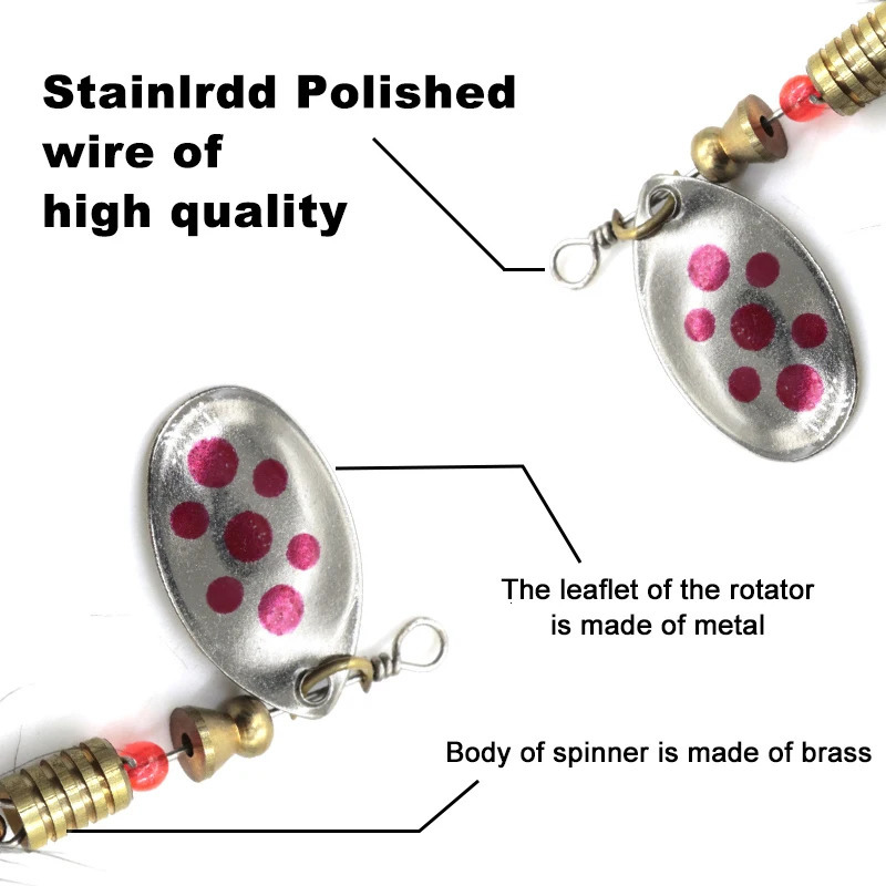 Metal Spoon Spinner Fishing Lure 10pcs Set Spoonbait Crankbaits Wobblers for Pike Crochet Kit Artificial Bait 250708