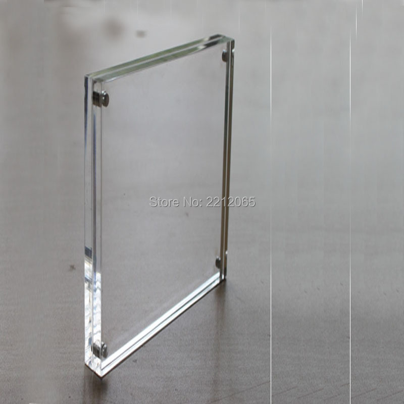 Yakri Clear Acrylic Perspex Sandwich Picture Frame with , 4x10 in, PF003-1 H260306