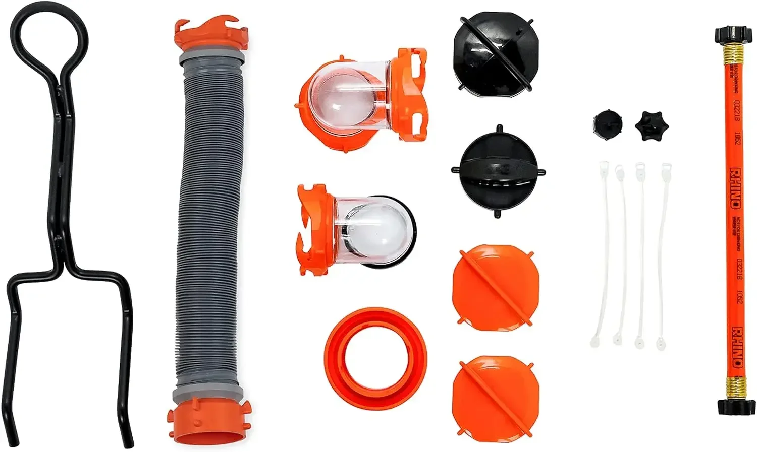 NEW Rhino 36-Gallon Camper / RV Dwe74 Portable Waste Tank - Features Large Heavy-Duty No-Flat Wheels & Built-In Gate Vae