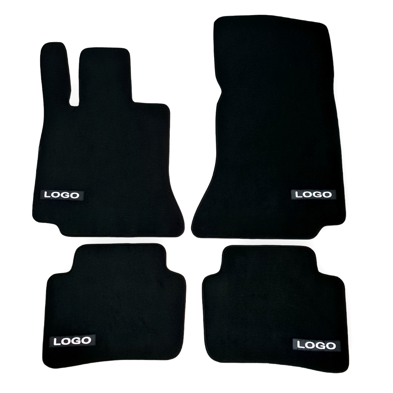 Car Floor Mats Velour For AMG Mercedes C Class W206 Auto Liners Waterproof Black