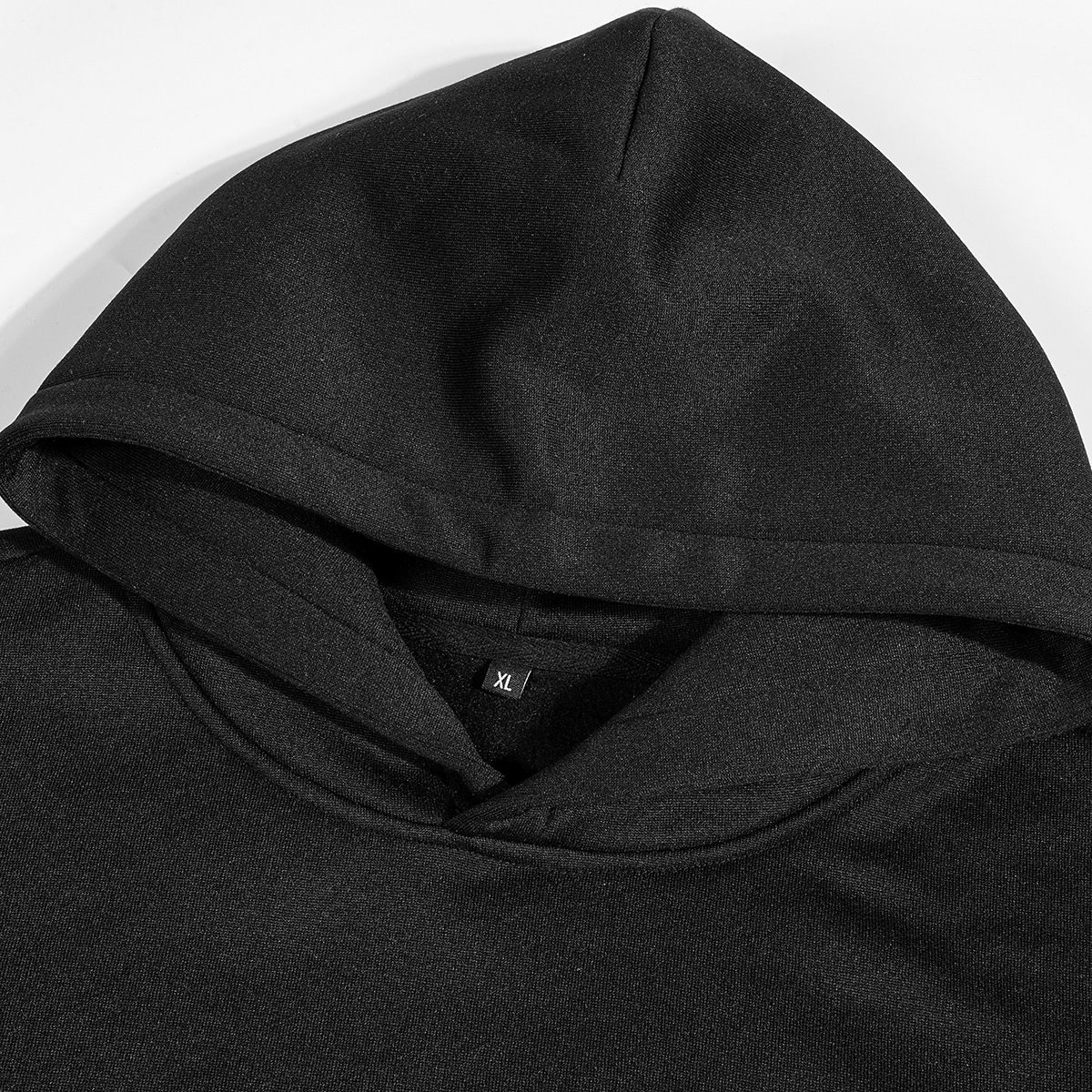 M22553 fashion new pure cotton composite round neck sweater basic loose solid color men and women bottom
