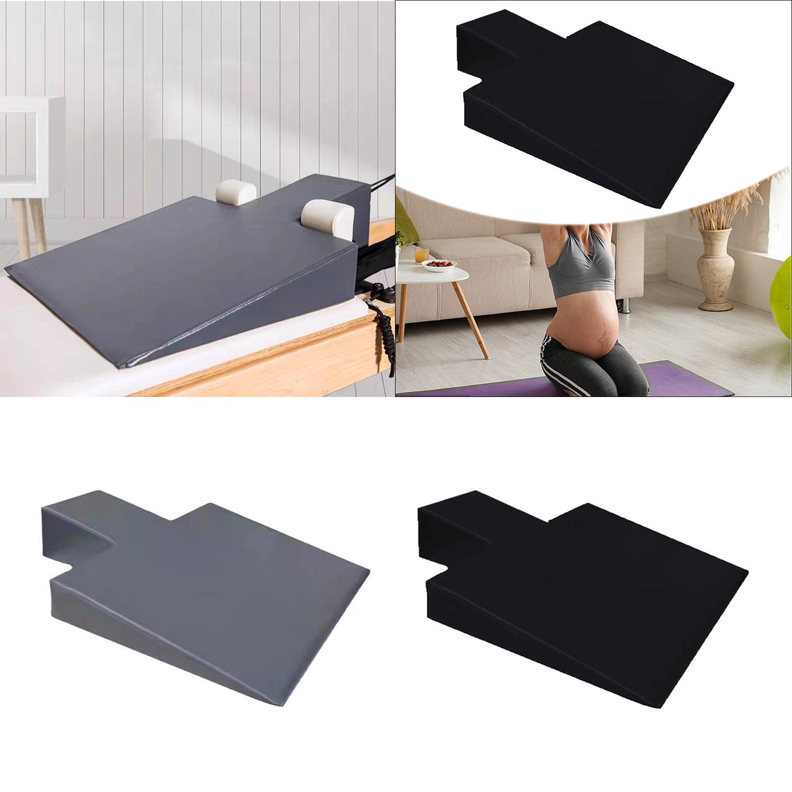 Pilates Reformer Wedge Block Brick Slant Board Large for Home Use Upholstered Wedge Accessories for Bodybuilding Training