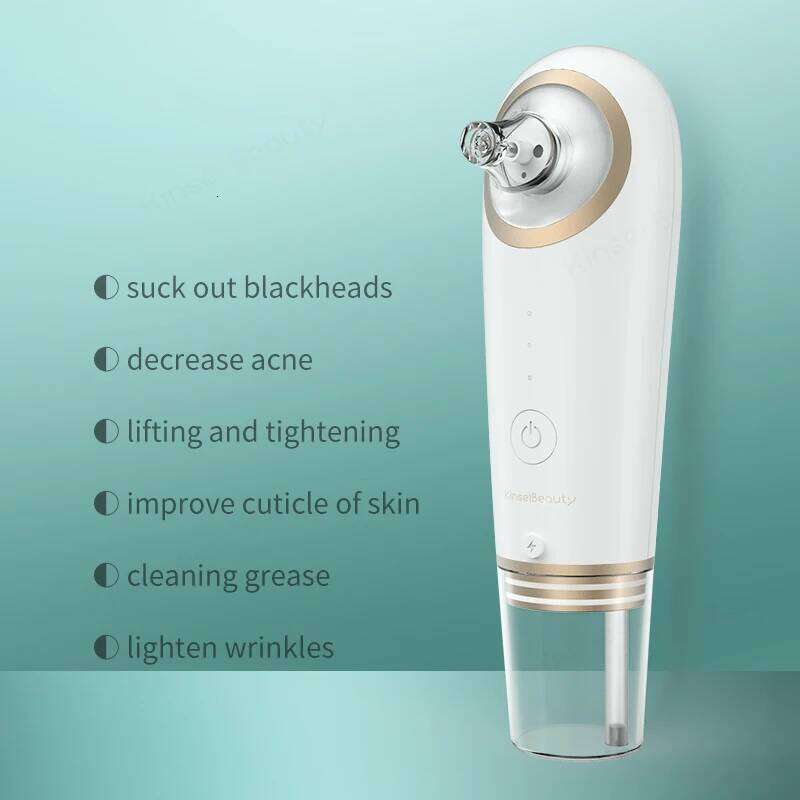 Kinseibeauty Electric Cleaner Blackhead Remover Water Cycle Deep Pore Cleansing Face Acne Pimple Removal Suction Beauy Tool