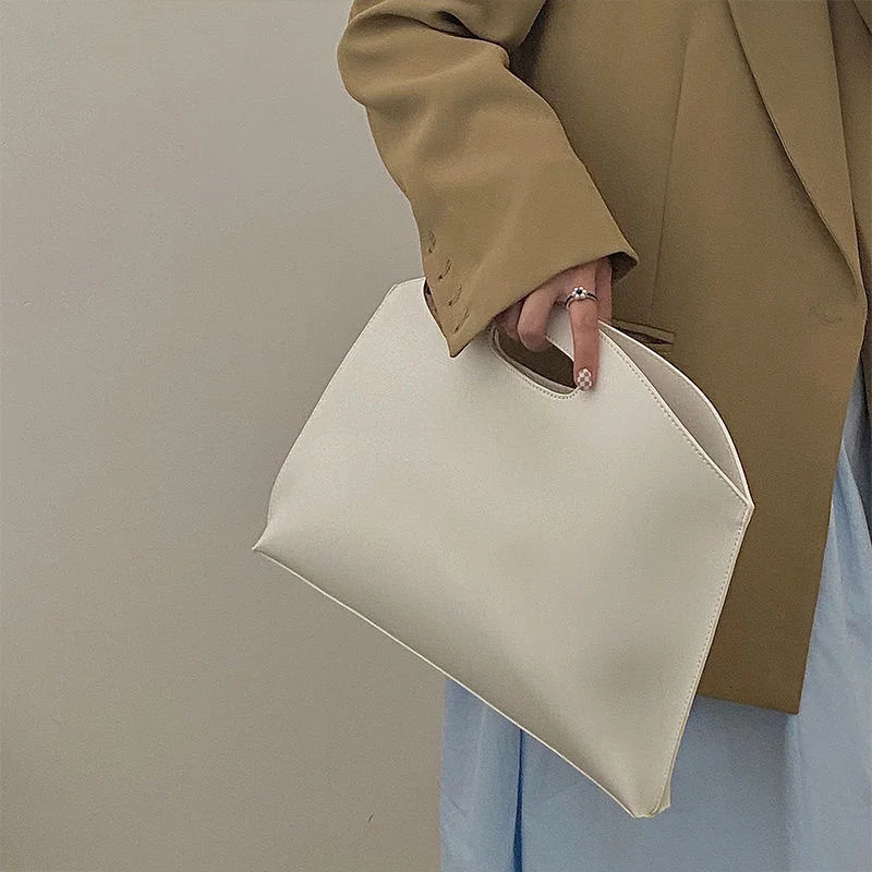 Womens Handbag Largecapacity File Bag Fashionable Versatile Leather Briefcase Envelope Clutch 250703