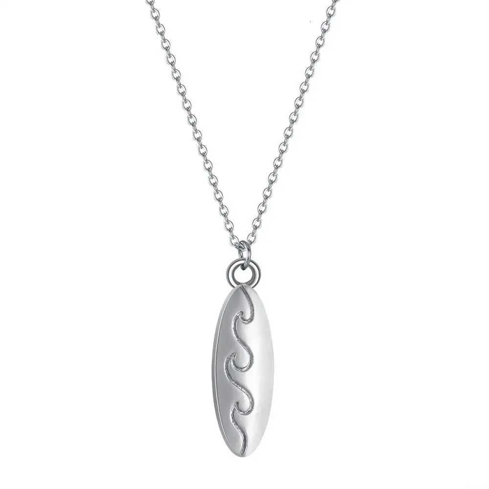 Todorova Surfboard Pendant Necklace For Women Surfing Dainty I Love Surfer Necklace Wave Summer Fashion Beach Jewelry Gift W250712