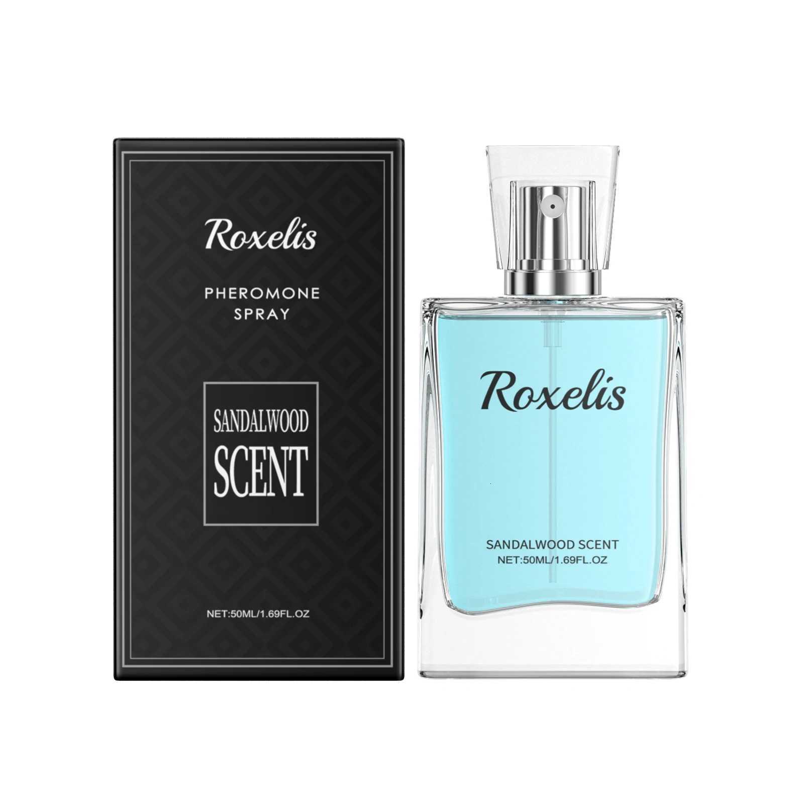 50ml Roxelis Sandalwood Charming Perfume Lasting Pheromone Cologne Loving Atmosphere Attract Romantic Dating Refreshing Perfume W250712