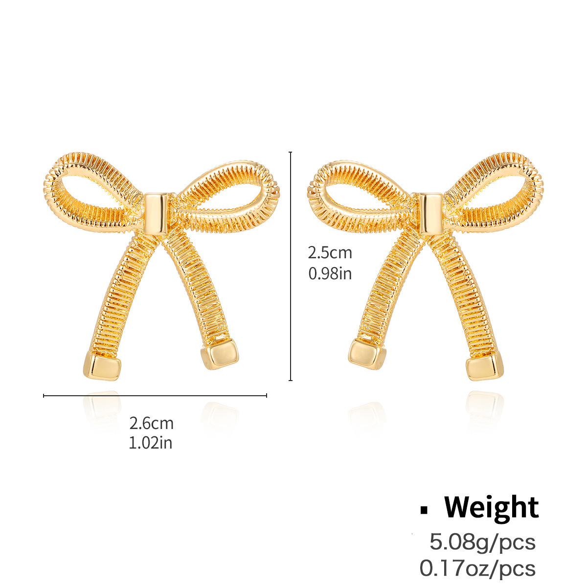 Luxury Jewelry Designer Jewelry Kenjie Snake Chain Bowknot Earrings Necklace Set Cross-border Hot Selling Gold Bowknot Simple Fashion Flat Snake Chain