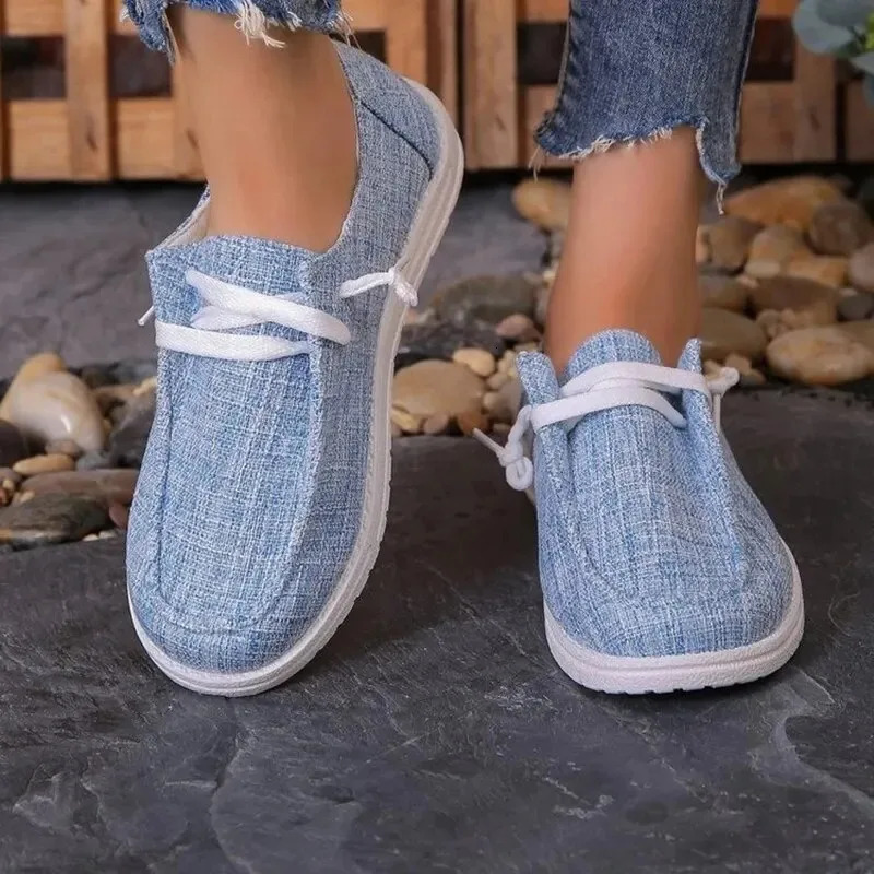Comfortable Casual Shoes Lightweigh Mens Canvas Shoes For Men Women Slip-On Fashion Flat Loafers Shoes 250708