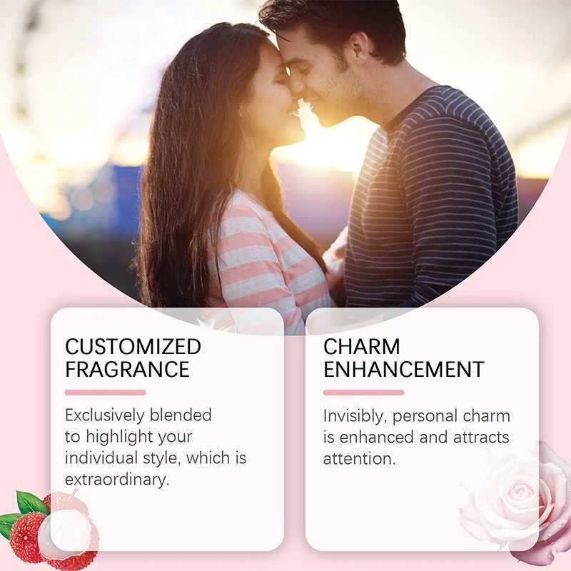 Women Vanilla Perfume Lychee Scent Floral Natural Fragrance Long Duration Exudes Feminine Charm Midnight Rose Aroma Body Spray W250712
