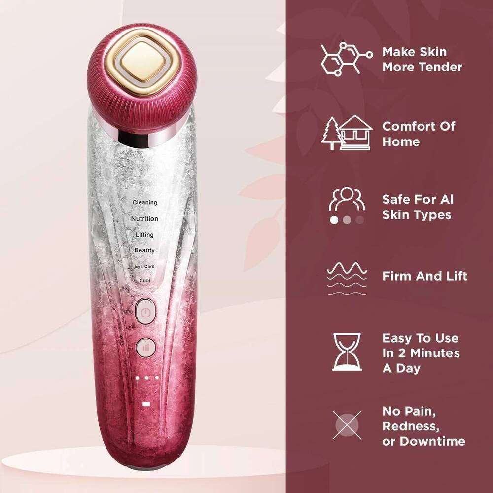 Skin Care USB Rechargeable Multifunctional Neck Facial Beauty Device For Women And Men Face Massager Tool