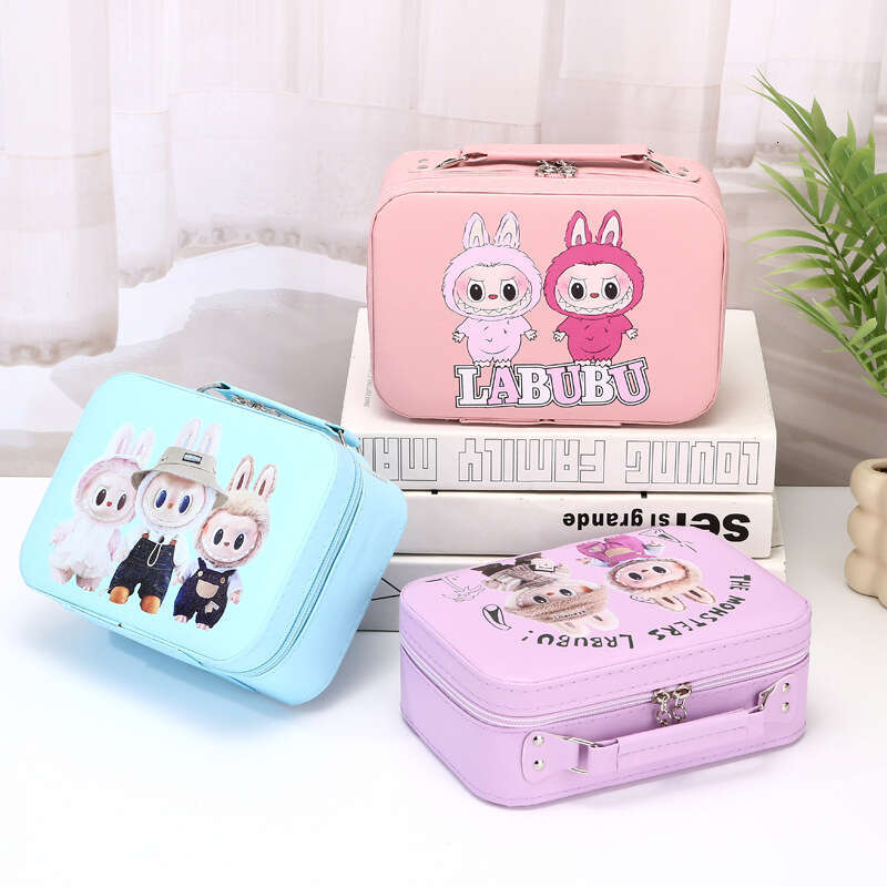 Multifunctional Portable Bag, Fabric Makeup Case, Children's Storage Handbag, Small Square Bag with Large Capacity