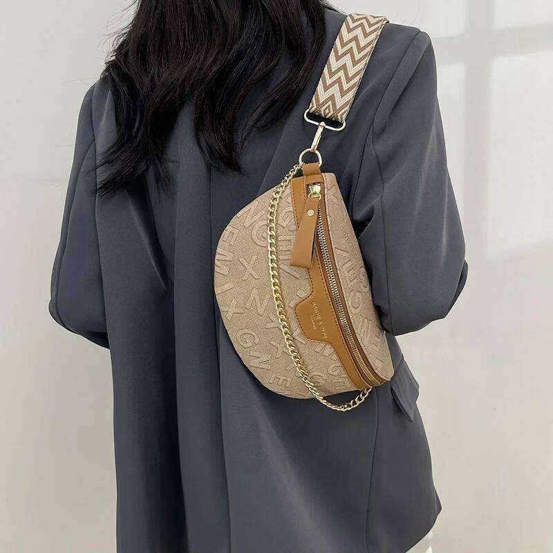 Designer Woman Waist Quality Soft Leather Fanny Pack Purse Fashion Brand Ladies Belt Shoulder Crossbody Chest Bag