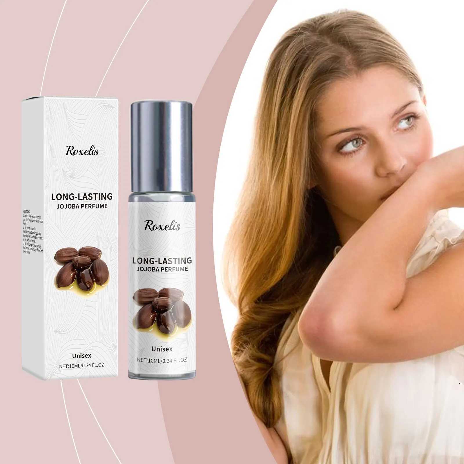 Roxelis Jojoba Perfume Oil Jojoba Seed Oil Perfume Rolling Ball Cologne Last Fragrance Fresh Fragrance Elegant Natural Perfume W250712