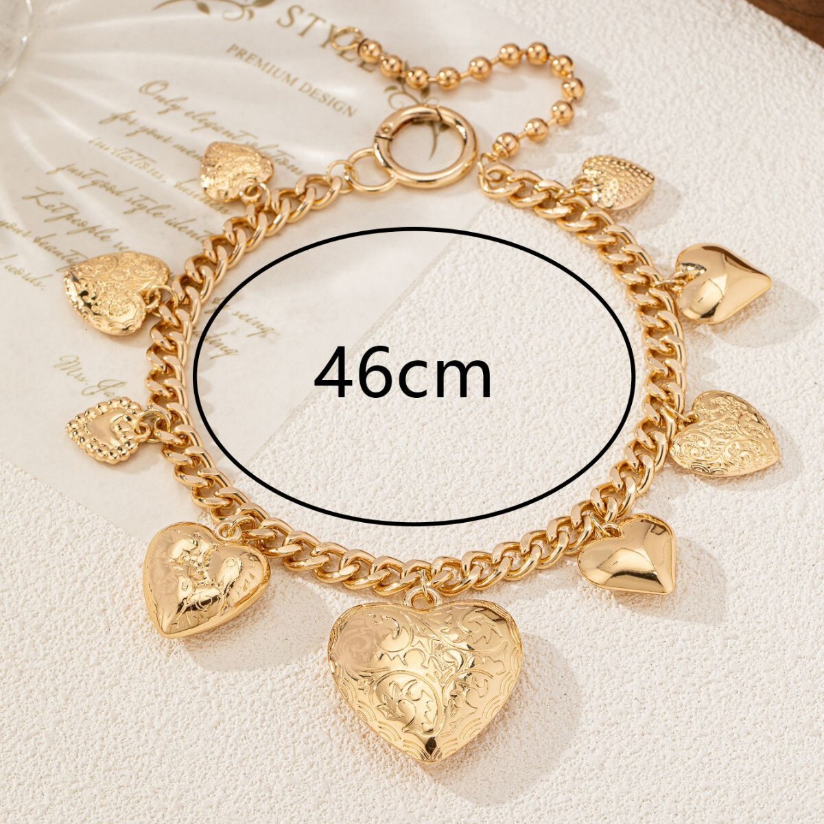 Luxury Jewelry Designer Jewelry European And American Cross-border Retro Fashion Heart Pendant Necklace Niche Design Luxurious Temperament Trendy Neck