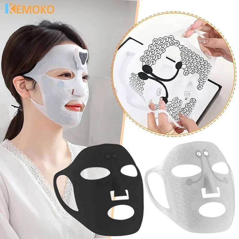 NEW Low Frequency Microcurrent Double Chin Reduce EMS Facial Beauty Face Lifting Hine Hydration Skin Tightening Mask