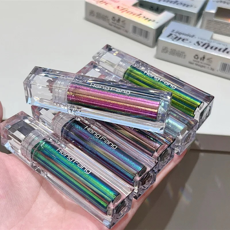 Flash Liquid Eyeliner Durable Shiny Waterproof Colored Liquid Eyeliner Eyeshadow Metallic Pearlescent Chameleon Eyeliner Makeup 250704