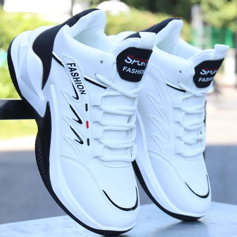 New High-top Basketball Shoes Men Outdoor Sneakers Men Wear Resistant Air Cushioning Baseball Shoes Male Breathable Sport Shoes