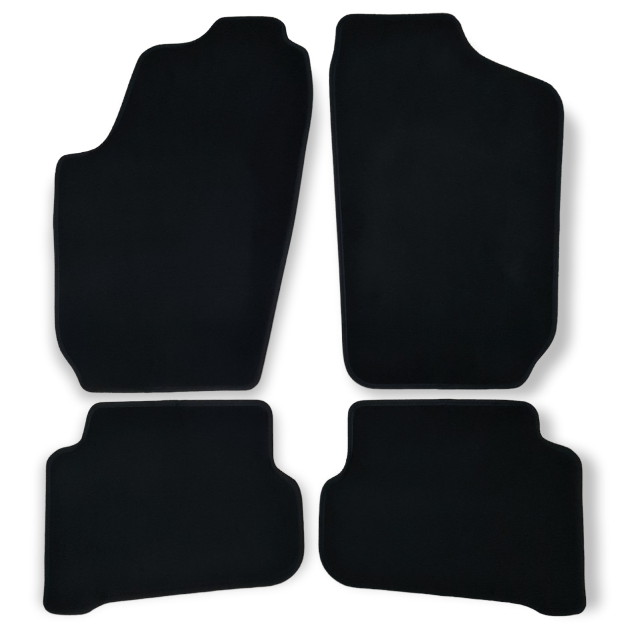 Car Floor Mats Velour For Seat Cordoba Waterproof Black Carpet Rugs Auto Liners