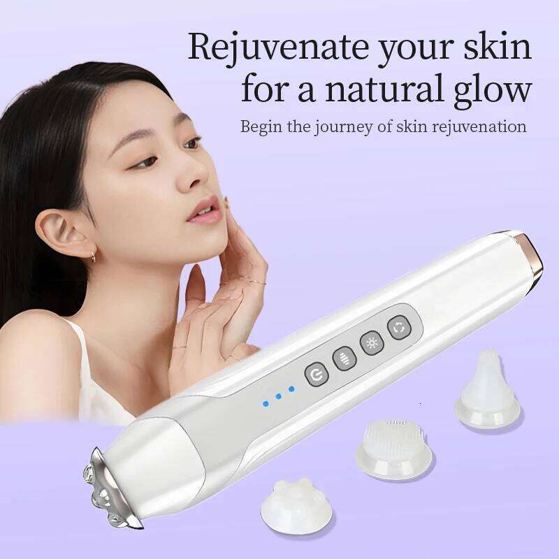 Portable Co2 Oxygen Bubble Pen High-Frequency Vibration Facial Cleaning Balance Serum Input Hydration Rejuvenation Beauty SPA