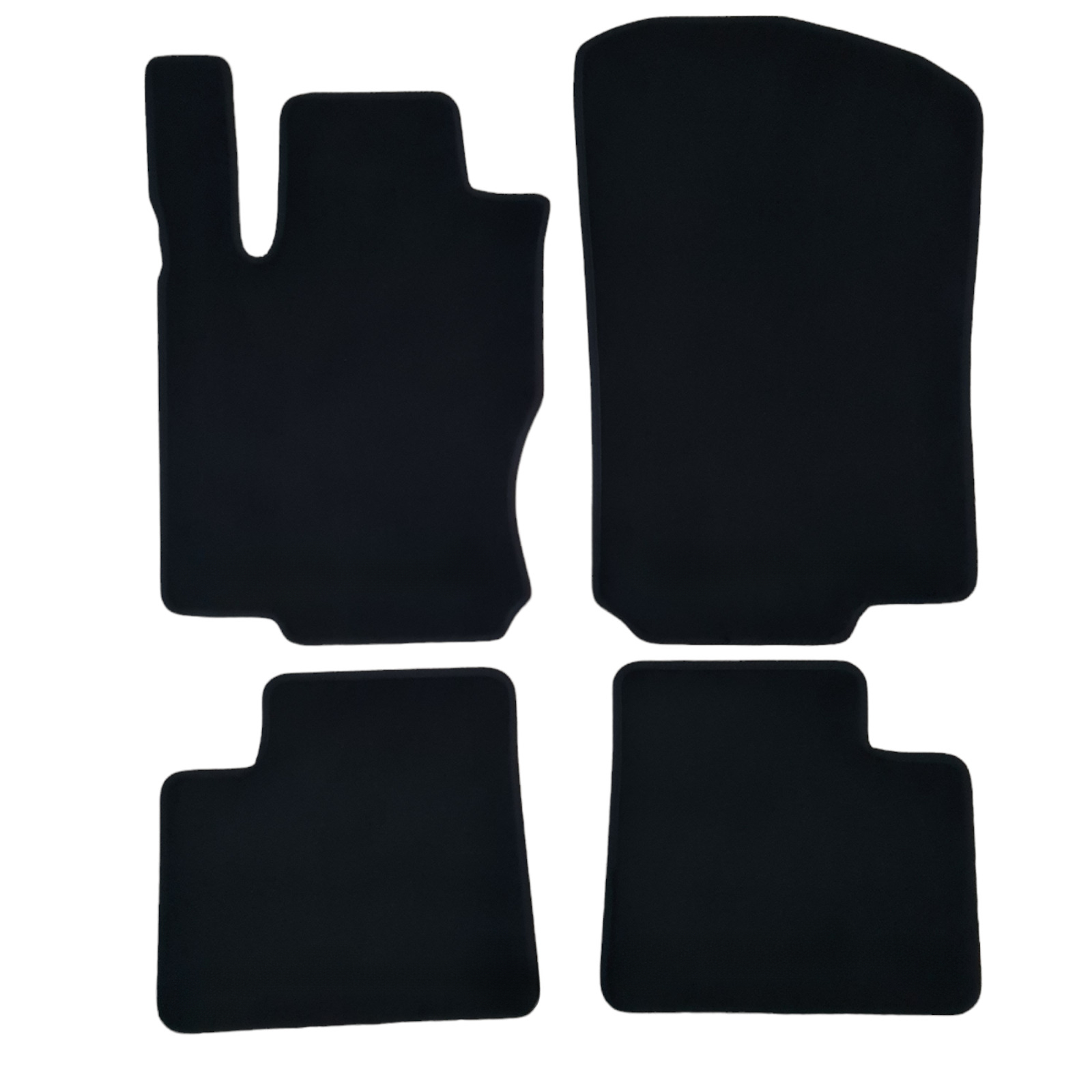 Velour Car Floor Mats For Mercedes ML W166 Auto Liners Waterproof Black Carpet