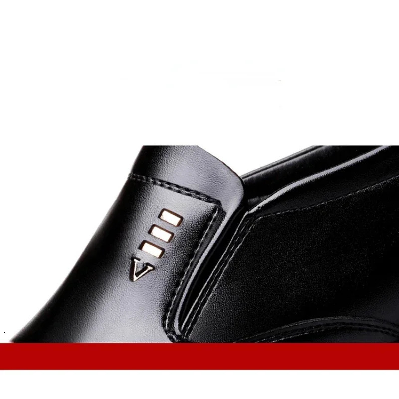 Mens Dress Shoes PU Leather Fashion Men Business Dress Loafers Pointy Black Shoes Oxford Breathable Pointed Formal Wedding Shoes 250712