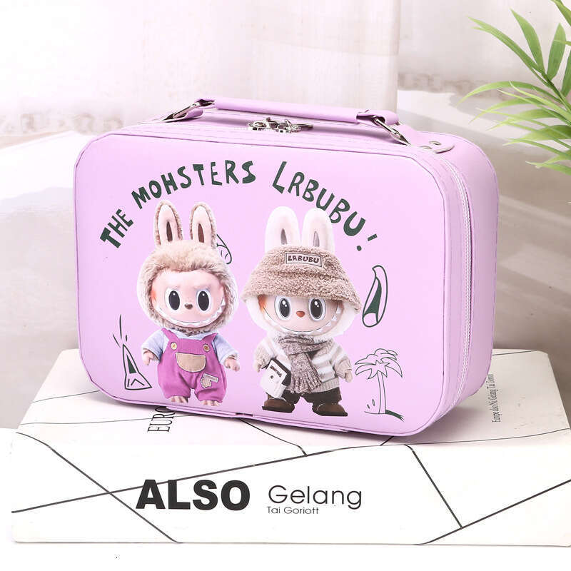 Multifunctional Portable Bag, Fabric Makeup Case, Children's Storage Handbag, Small Square Bag with Large Capacity