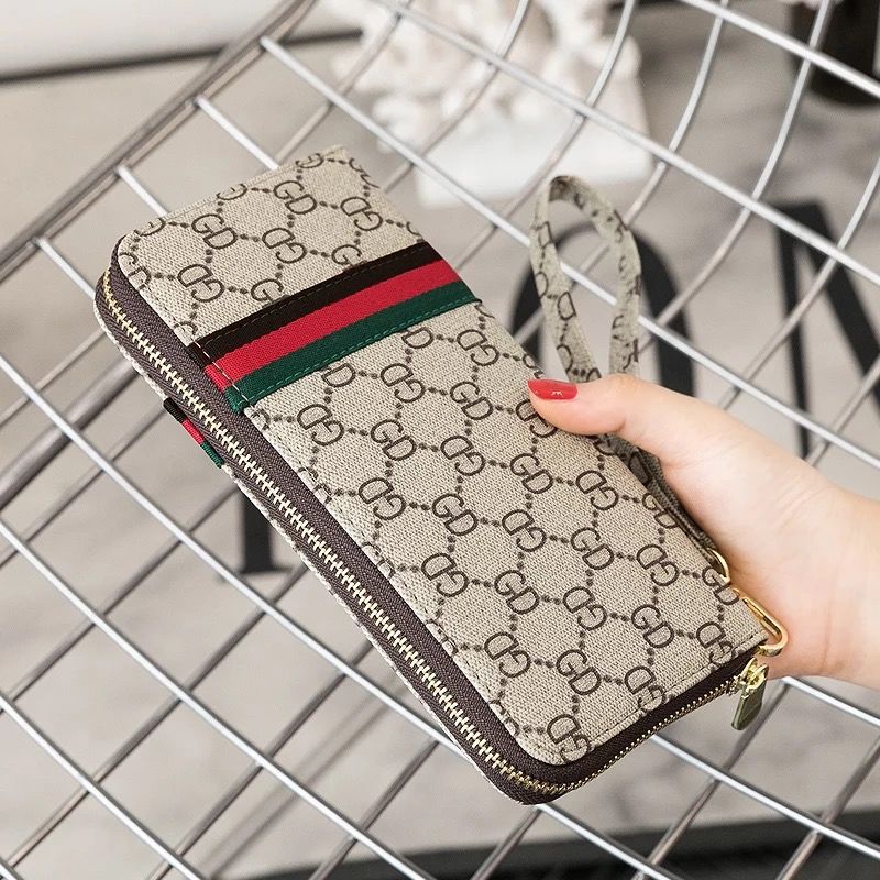 Designer Wallet 2025 New Letter Print Zip Wristlet For Women | Large Capacity Phone & Coin Wallet | Multi-use Fashion Clutch With Free Shipping