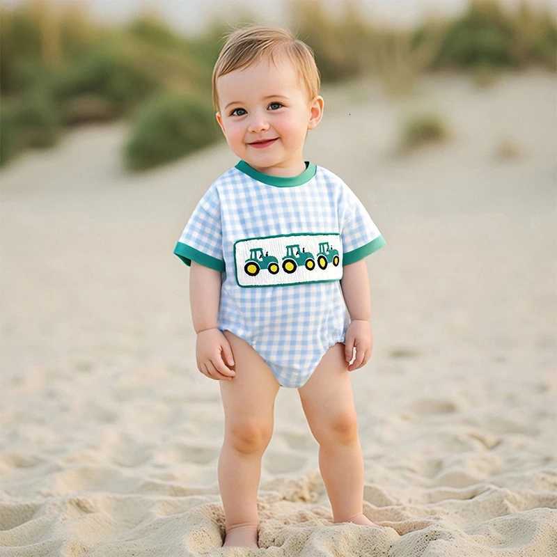 Toddler Boys Dinosaur Print Short Sleeve Romper Round Neck Summer Jumpsuit Bodysuit Casual Outfit Clothes for Baby Boy Z250712