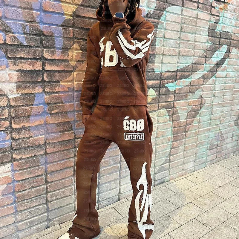 Y2k Long Sleeved Pullover Hoodie With Letter Patchwork Tops Streetwear Vintage Hoodie School Outfit Punk High Street Clothing 250709