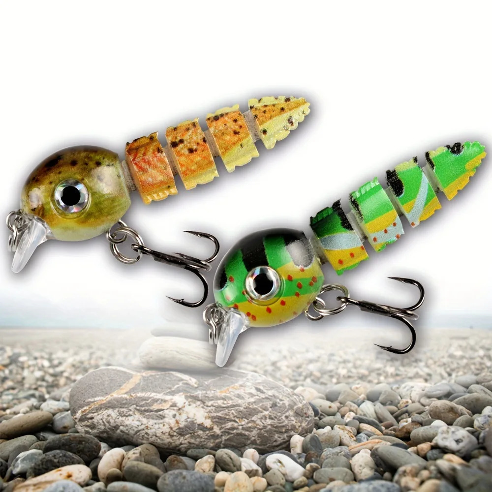 Multi Jointed Swimbait 55cm4g Fishing Lures Crankbait Lifelike Hard Fish Baits Small Lure Set Wobblers Tackle 250708