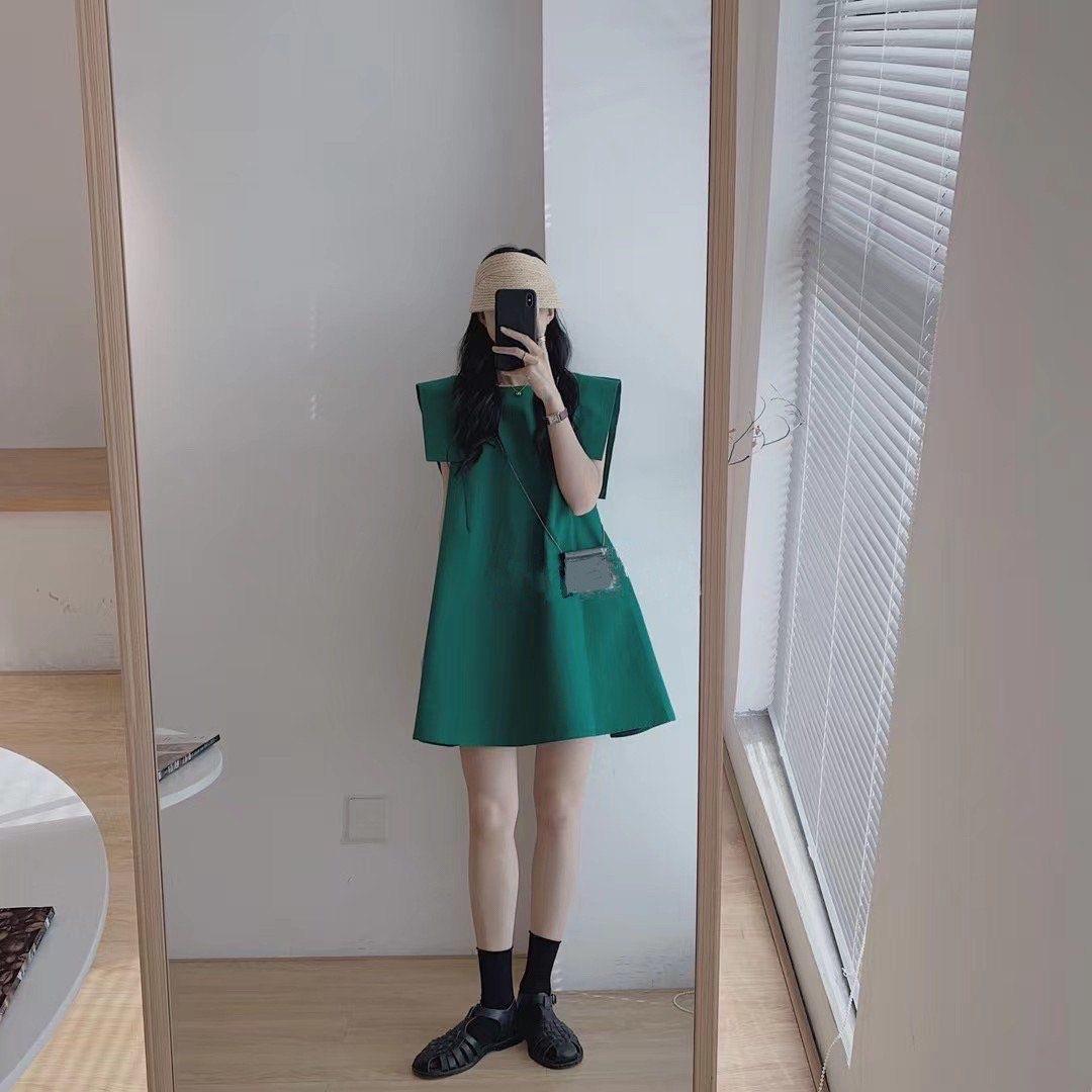 DR199 New solid color temperament hide flesh petite light mature style skirt trend