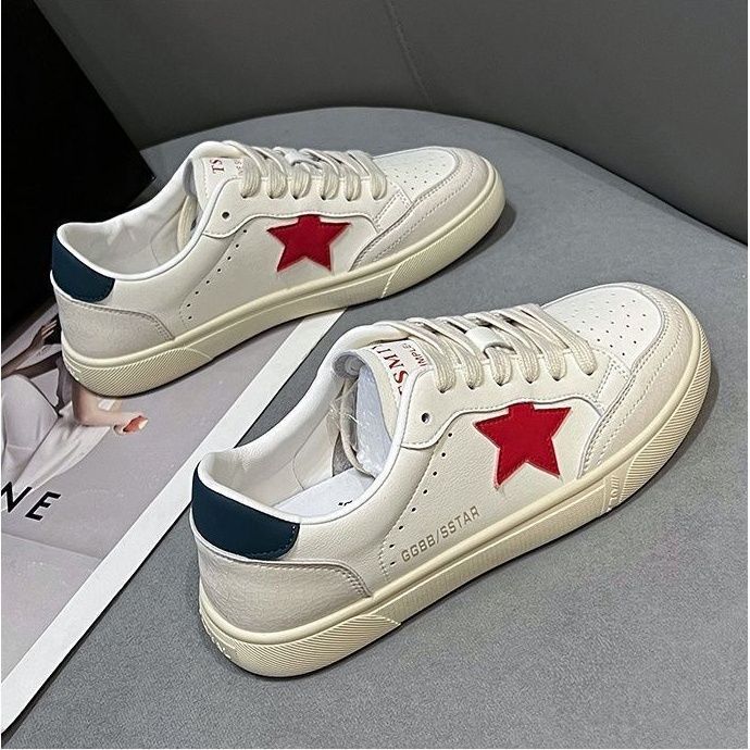 Soft sole small white shoes women's new autumn leisure students plate shoes flat all match moral training shoes