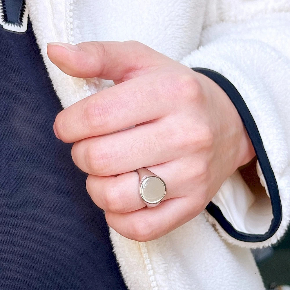 4/5/6/7/8/9/10/11/12 Stainless Steel Round Smooth Surface Ring Plated 18K Gold Color Men Women Finger Jewelry Drop 250708