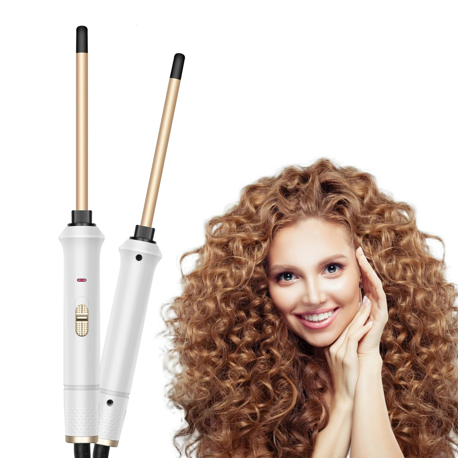 Mini Hair Curling Iron Curler Wand Professional Curly Tongs Ceramic Electric Salon Styling Tool Small Crimping Iron 250712