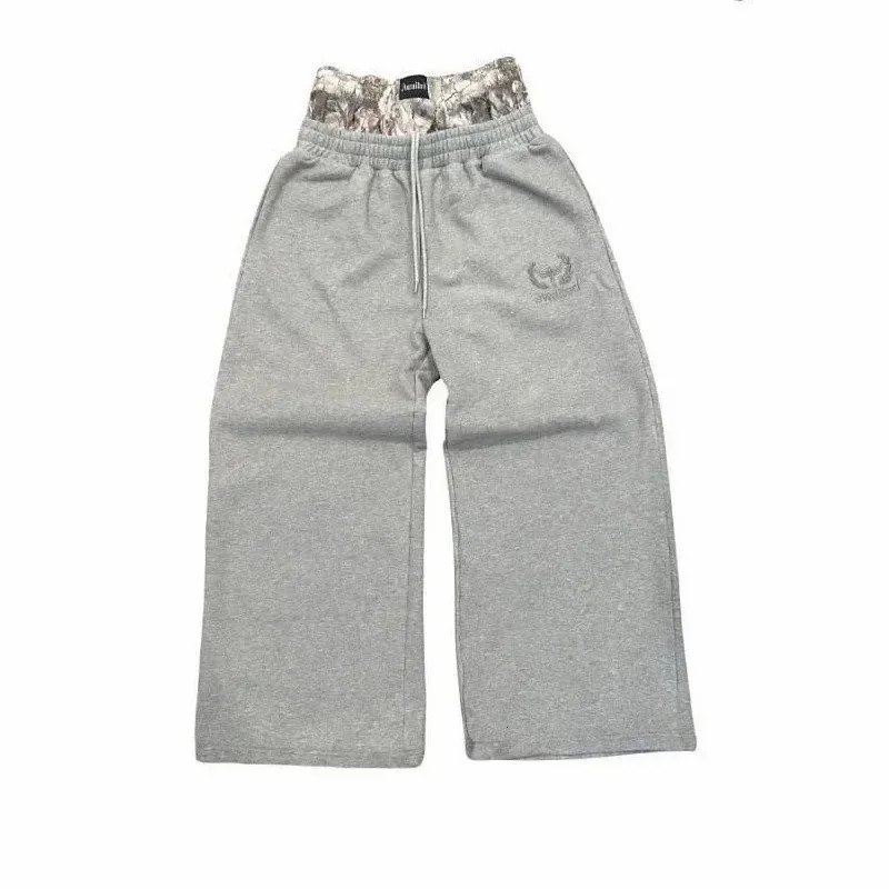 Y2K Pants Men Women Harajuku Gothic Casual Oversized Trousers Retro Letter Graphics Embroidered Straight Camo Boxer Sweatpants 250708